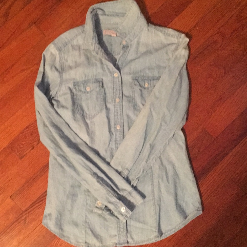 Loft Denim button down, very good condition
